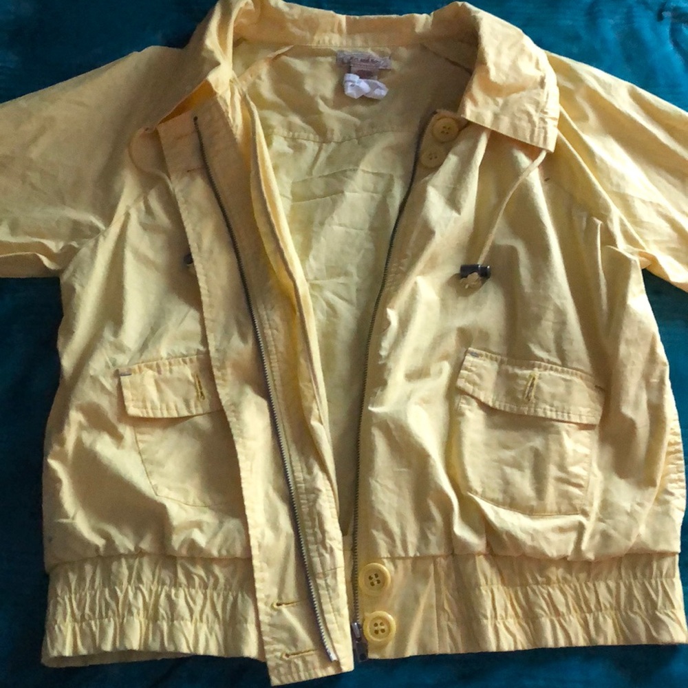 Retro Yellow Sports Jacket